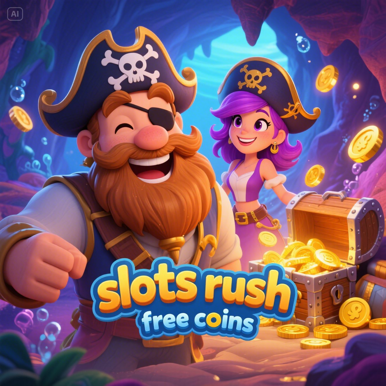 slots rush free coins
